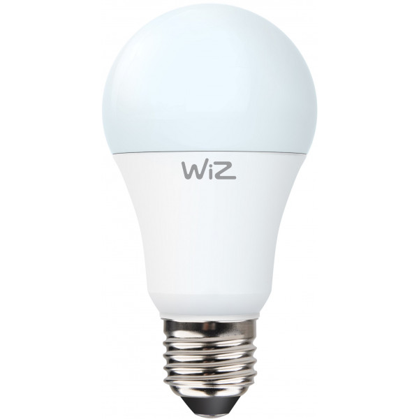 foto розумна лампа wiz smart led wifi a60 e27 wiz60 dw f white 810lm 4000k 9w (wze20026041)