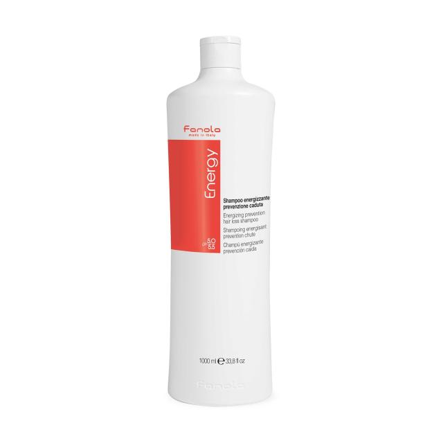 foto шампунь fanola energizing shampoo ph 5.0–5.5 проти випадіння волосся, 1 л