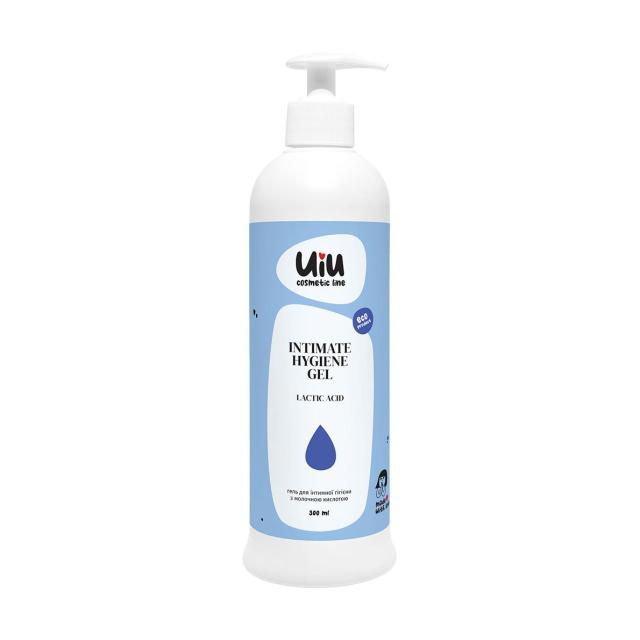 foto гель для інтимної гігієни uiu intimate hygiene gel lactic acid з молочною кислотою, 300 мл