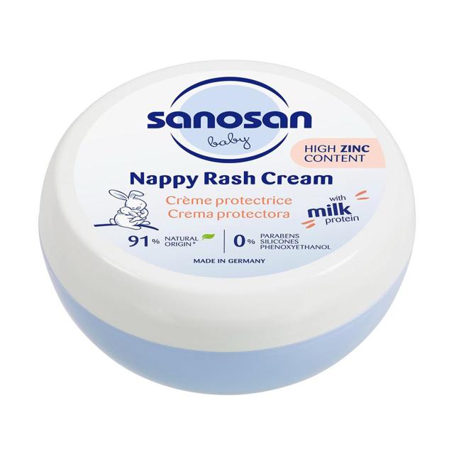 foto дитячий крем sanosan baby nappy rash cream від попрілостей, 150 мл