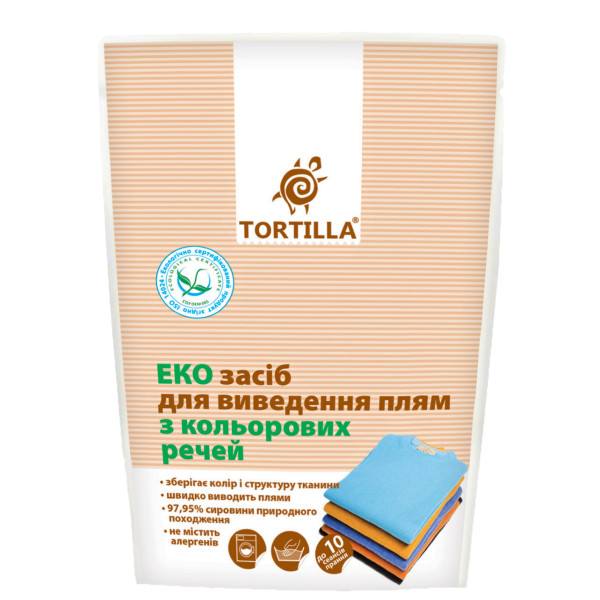 foto засіб для видалення плям tortilla эко д/цветного белья 200г