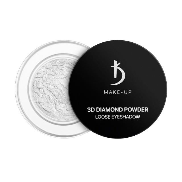 foto розсипчасті тіні для повік kodi professional 3d diamond powder 20, з мерехтінням, 3.5 г