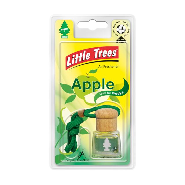 foto ароматизатор для автомобіля little trees bottle яблуко, 30 г