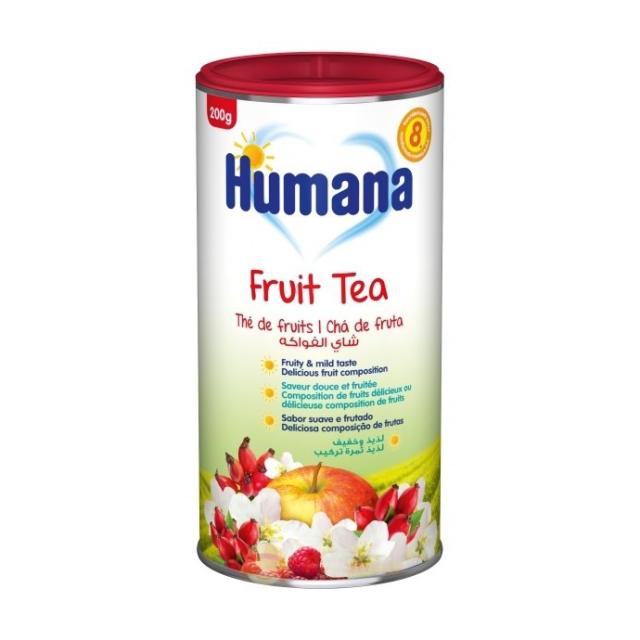 foto чай розчинний humana фруктовий, 200 г