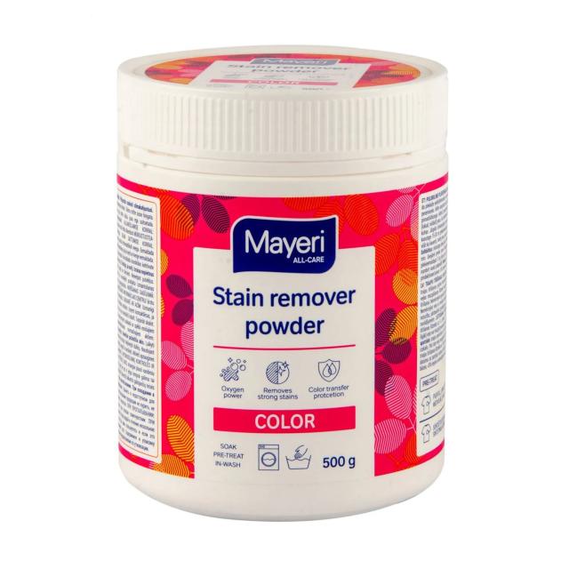 foto плямовивідник для кольорових речей mayeri stain remover powder color, 500 г