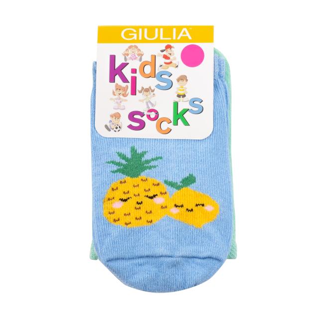 foto шкарпетки дитячі giulia kss komplekt-005 calzino, baby blue/mentol, розмір 22 (2 пари)