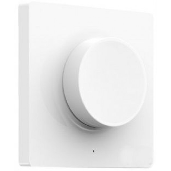 foto вбудований вимикач yeelight smart bluetooth dimmer wall light switch remote control (ylkg07yl)