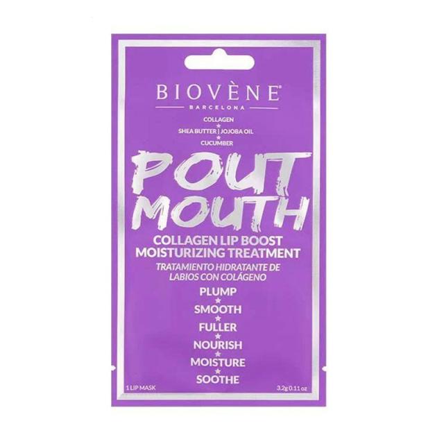 foto зволожувальний патч для губ biovene pout mouth, 1 шт