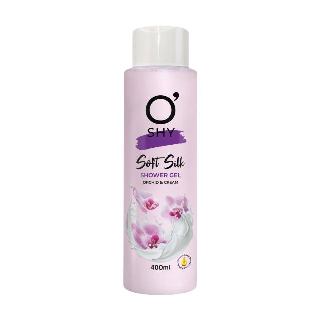 foto гель для душу o'shy soft silk shower gel orchid & cream, 400 мл