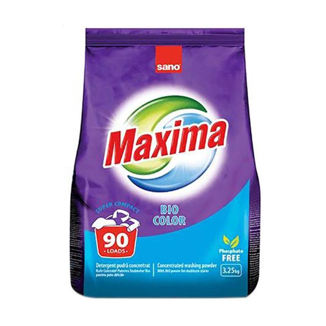 foto пральний порошок sano maxima bio color, 90 циклів прання, 3.25 кг