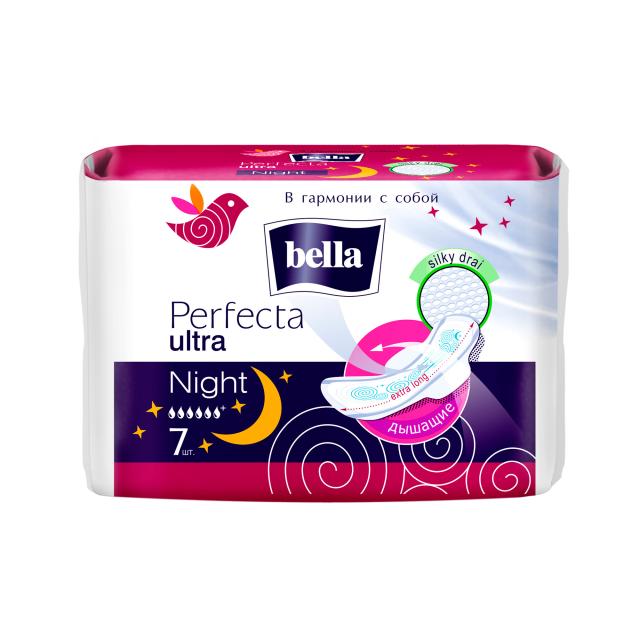foto прокладки для критичних днів bella perfecta ultra night, 7 шт.