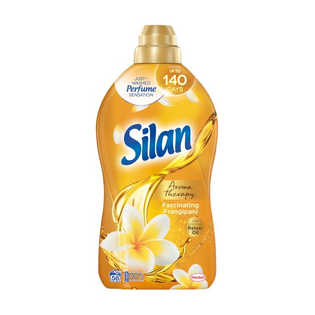 foto кондиціонер для білизни silan aromatherapy fascinating frangipani 58 циклів прання, 1.45 л