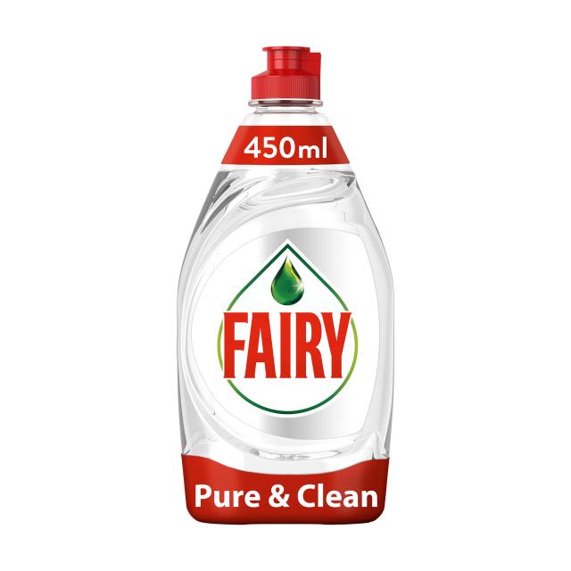 foto засiб для миття посуду fairy pure & clean, 450 мл