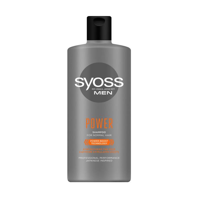 foto чоловічий шампунь syoss men power shampoo, для нормального волосся, 440 мл