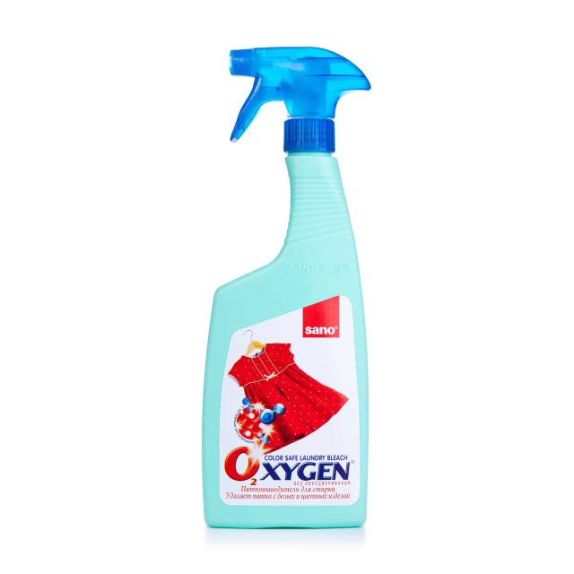 foto плямовивідник кисневий sano oxygen stain remover для прання, 750 мл