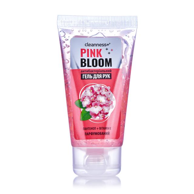 foto антибактеріальний гель для рук cleanness+ pink bloom, 50 мл