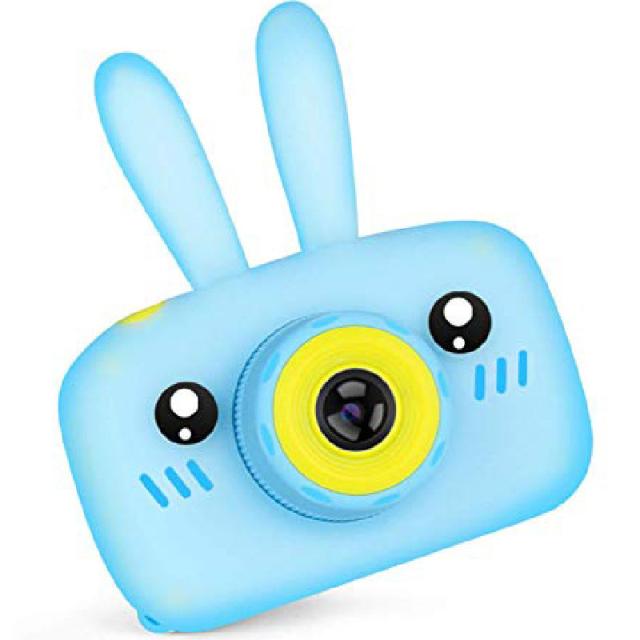 foto дитяча фотокамера baby photo camera rabbit (блакитний) 873524