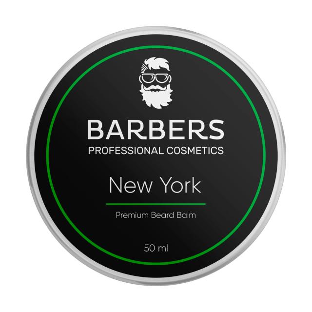 foto бальзам для бороди barbers new york premium beard balm, 50 г