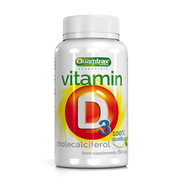 foto харчова добавка в капсулах quamtrax vitamin d3, 60 шт