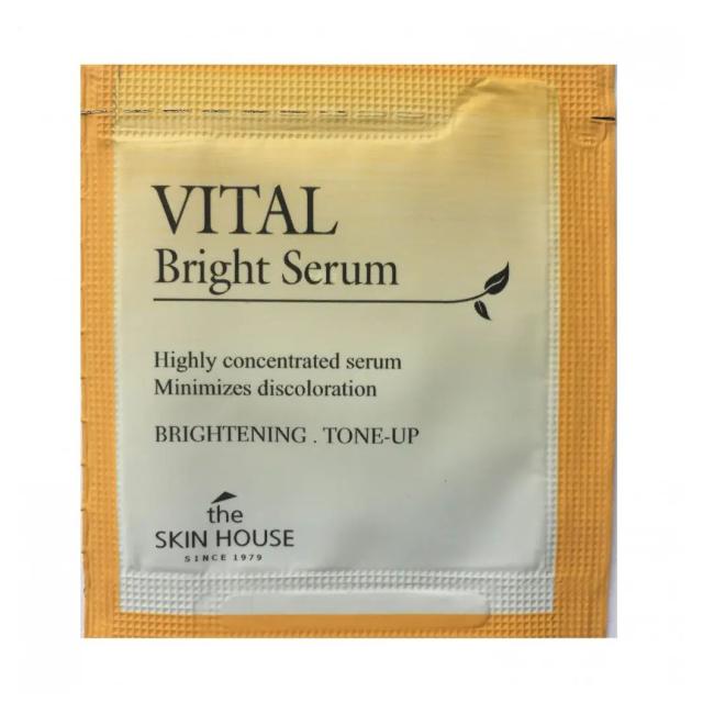 foto подарунок! сироватка для обличчя the skin house vital bright serum ampoule, 2 мл (пробник)