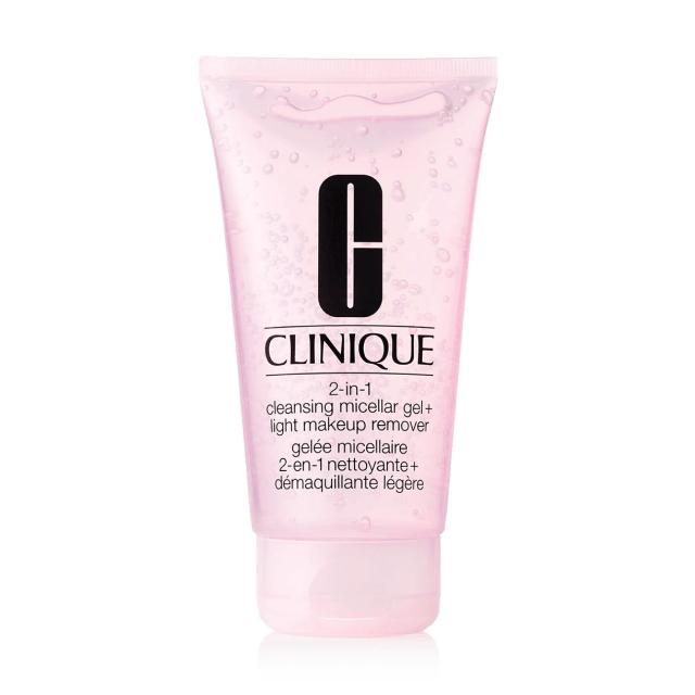 foto очищувальний міцелярний гель для обличчя clinique cleansing micellar gel + light makeup remover, 150 мл
