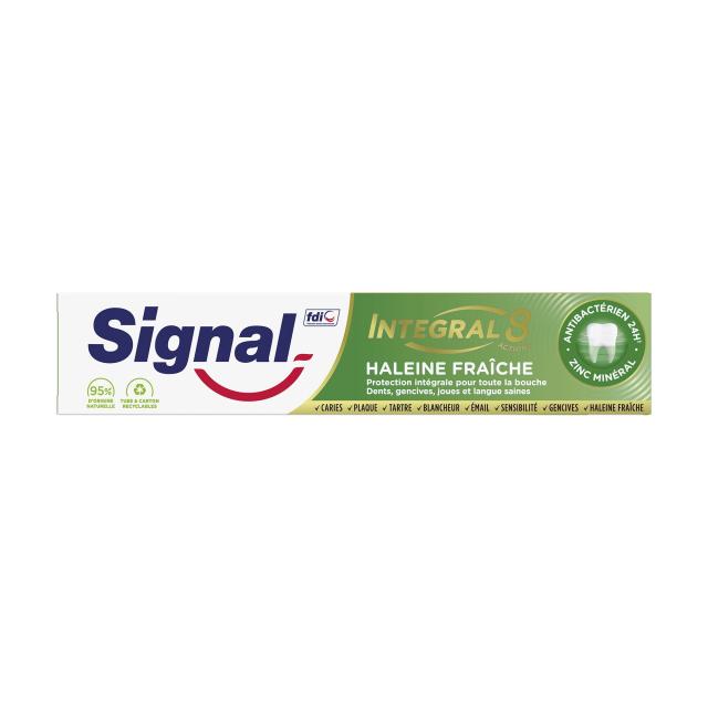 foto зубна паста signal integral 8 природна свіжість, 75 мл