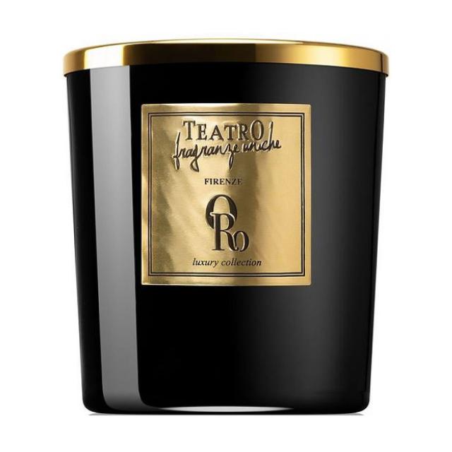 foto ароматична свічка teatro fragranze uniche luxury collection oro scented candle, 180 г