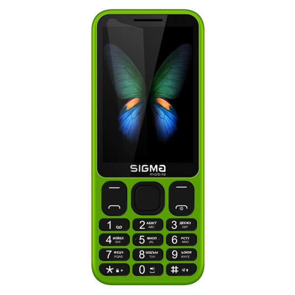 foto мобільний телефон sigma mobile x-style 351 lider green