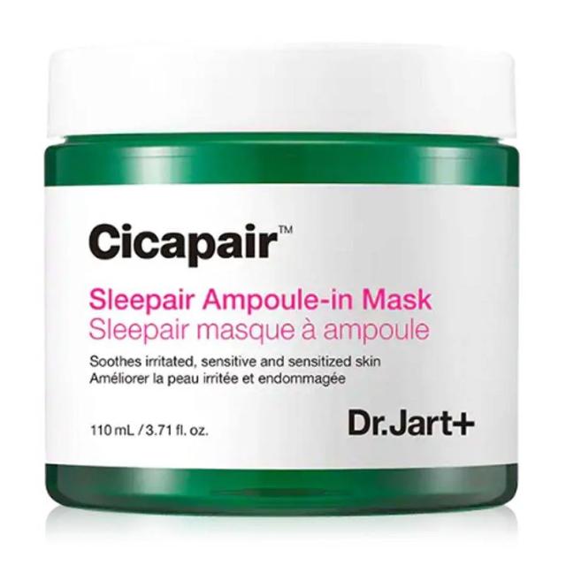 foto нічна гель-маска для обличчя dr. jart+ cicapair sleepair ampoule-in mask відновлювальна, 110 мл
