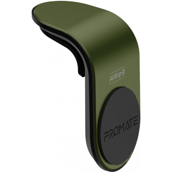 foto тримач для мобільного пристрою promate airgrip-3 green