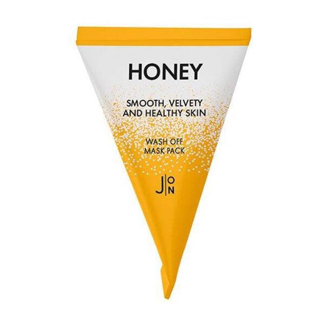 foto маска для обличчя j:on honey smooth velvety and healthy skin wash off mask з медом, 5 г