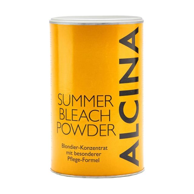 foto знебарвлювальна пудра alcina summer bleach powder з ароматом кокоса, 500 г