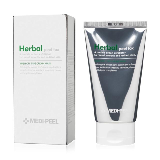 foto заспокійлива пілінг-маска medi-peel herbal peel tox з ефектом детоксу, 120 мл