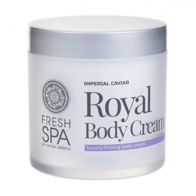 foto крем для тіла natura siberica fresh spa imperial caviar royal luxury firming body cream королівський зміцнювальний, 400 мл