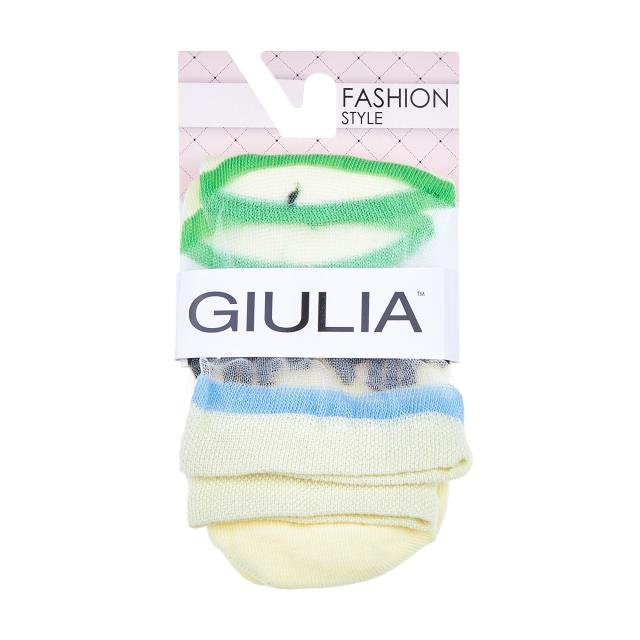 foto шкарпетки жіночі фантазійні giulia ws2 cristal 038 light yellow, розмір 36-38