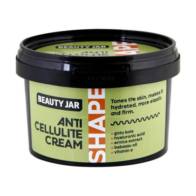foto антицелюлітний крем для тіла beauty jar shape anti-cellulite cream, 380 мл