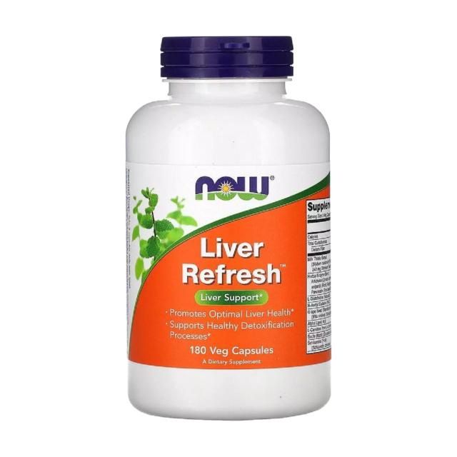 foto харчова добавка в капсулах now foods liver refresh detoxifier & regenerator, 180 шт