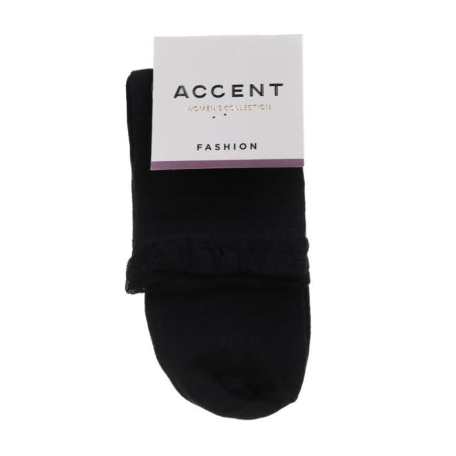 foto шкарпетки жіночі акцент 10891 чорні, розмір 23