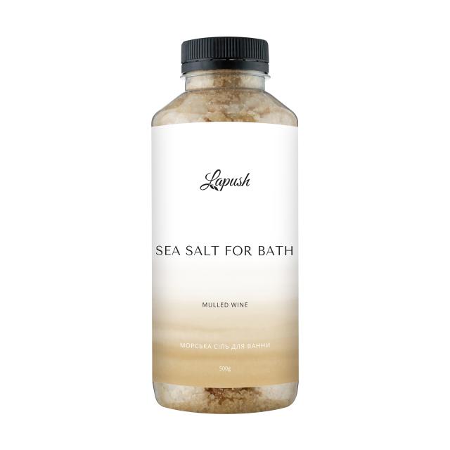 foto морська сіль для ванни lapush sea salt for bath mulled wine глінтвейн, 500 г