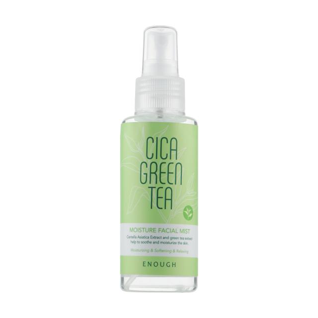 foto міст для обличчя enough cica green tea moisture facial mist з екстрактом зеленого чаю, 100 мл