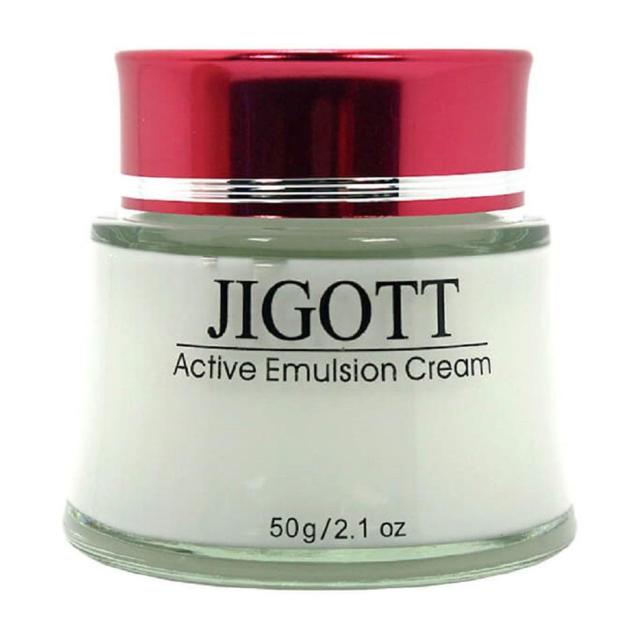 foto крем для обличчя jigott active emulsion cream, 50 г