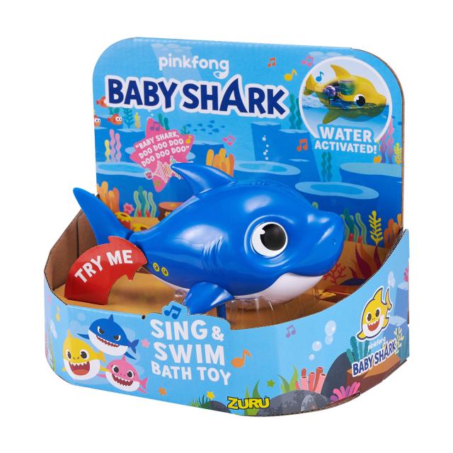 foto інтерактивна іграшка для ванни baby shark robo alive junior daddy shark (25282b)
