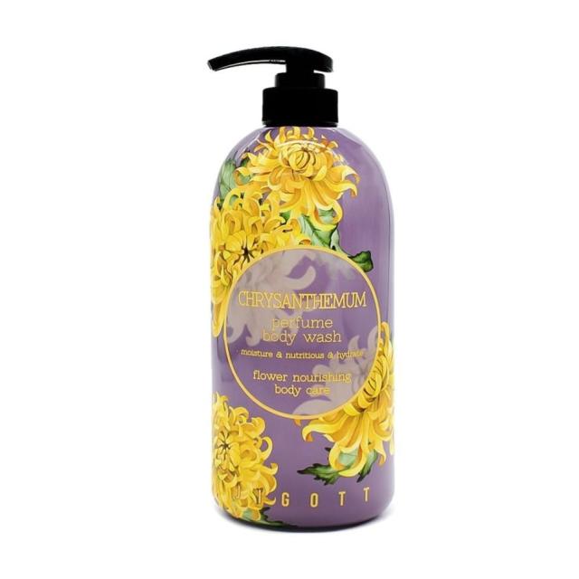 foto парфумований гель для душу jigott chrysanthemum perfume body wash хризантема, 750 мл