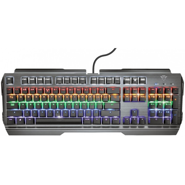 foto клавіатура дротова ігрова trust gxt 877 scarr gaming keyboard (23723)