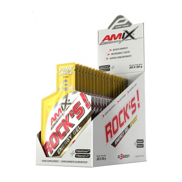 foto харчова добавка amix nutrition performance amix rock's gel free, ананас, 20*32 г