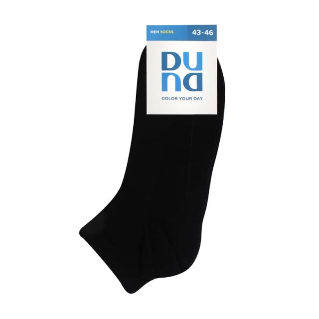 foto шкарпетки чоловічі duna 2530 укорочені, чорні, розмір 27-29