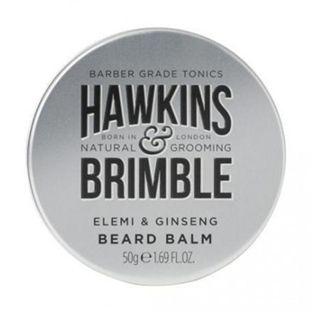 foto бальзам для бороди hawkins & brimble elemi & ginseng beard balm, 50 г