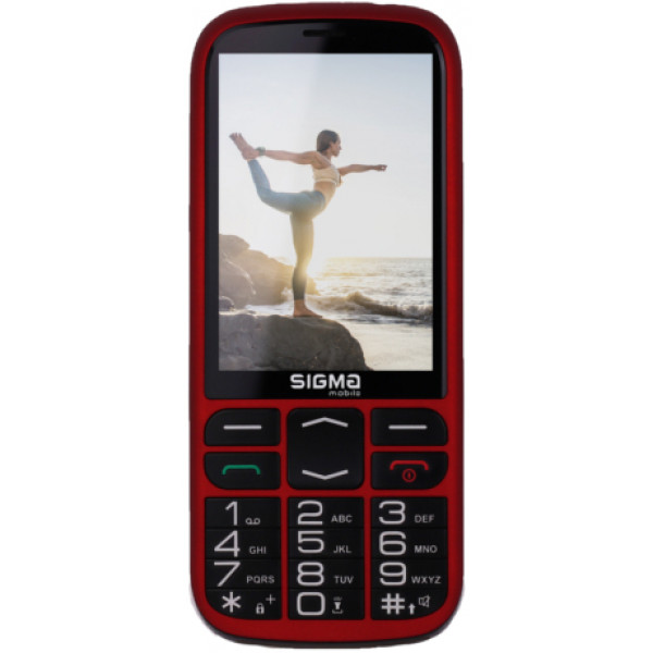 foto мобільний телефон sigma mobile comfort 50 optima dual sim red