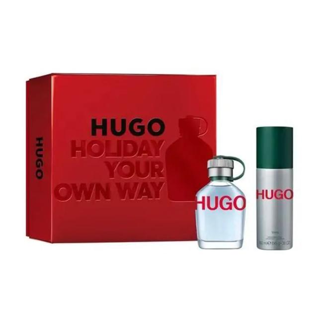 foto парфумований набір чоловічий hugo boss man (туалетна вода, 75 мл + дезодорант-спрей, 150 мл)