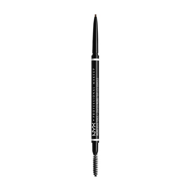 foto олівець для брів nyx professional makeup micro brow pencil зі щіточкою, 06 brunette, 0.09 г